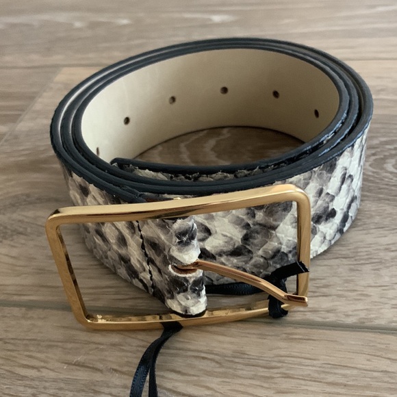 B Low The Belt faux snake embossed belt - Picture 4 of 5
